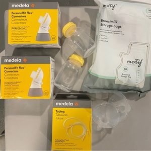 New unused medela personal fit flex connectors, tuning, 21mm flanges